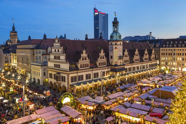 Der Leipziger Weihnachtsmarkt verläuft durch die gesamte Innenstadt.