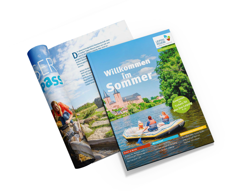 Mock-Up des Gästemagazins Sommer