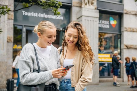 Mit der Explore Leipzig App können Stadtrundgänge jederzeit ganz individuell gemacht werden.
