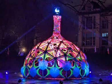 Der Beacon of Hope leuchtete nach dem Lichtfest auch in Brüssel