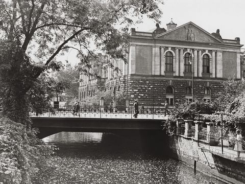 Historische Aufnahme der Weststraße 1, um 1930 fotografiert.