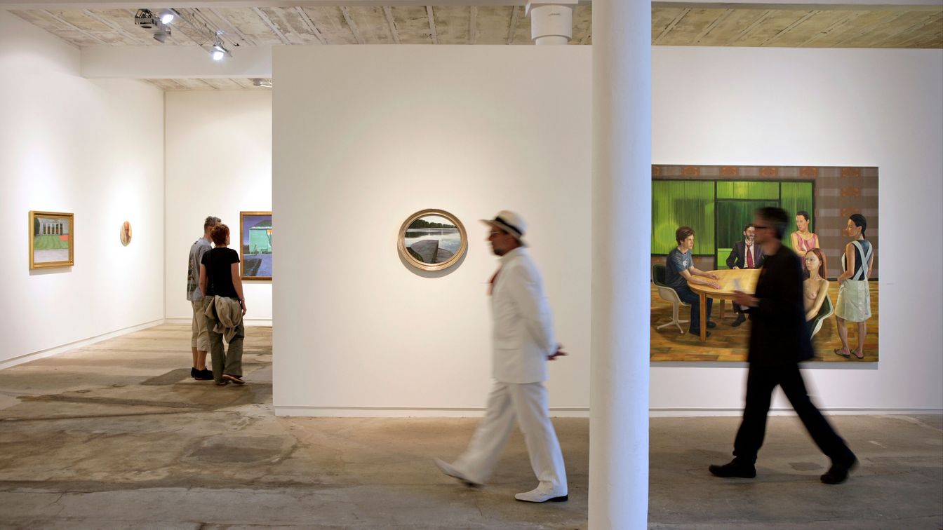 Ausstellung in der Maerzgalerie der Baumwollspinnerei Leipzig