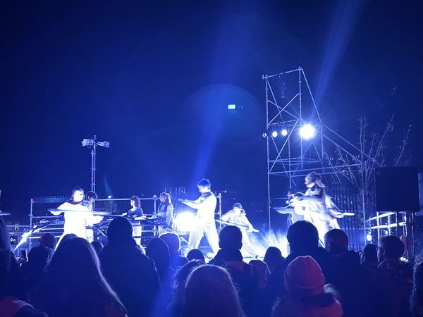 Das Projekt (De)konstruieren war Anfang Dezember auf der Fête des Lumières in Lyon zu sehen.