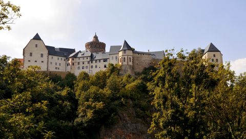 Die Burg Mildenstein in der Region Leipzig liegt oberhalb der Mulde in Leisnig.