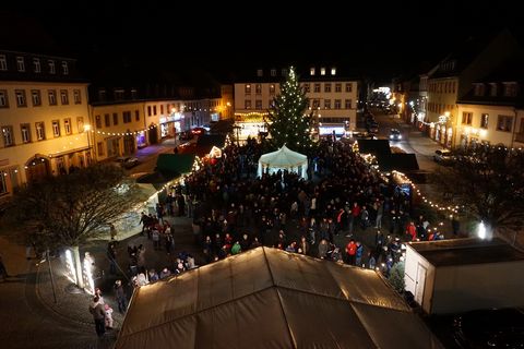 At the Christmas market in Geithain, there will be a varied programme on all three days.