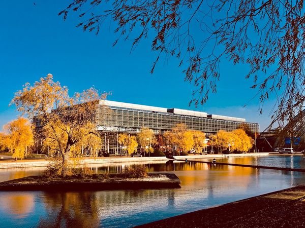 Außenansicht des Congress Center Leipzig – präsentiert vom Leipzig Convention Bureau