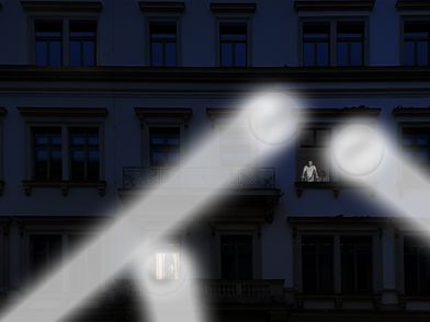 Lichtfest Leipzig 2025: Visualisierung von Lukas Taidos Lichtprojekt „Sichtbar werden“