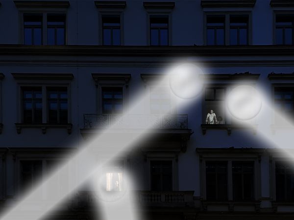 Lichtfest Leipzig 2025: Visualisierung von Lukas Taidos Lichtprojekt „Sichtbar werden“
