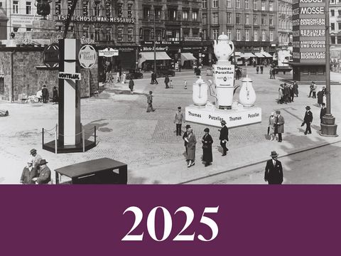 Historische Aufnahme vom Marktplatz Leipzig, fotografiert von Georg Zschäpitz
