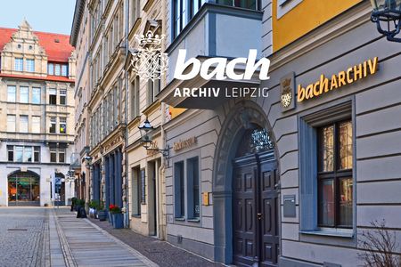 Bild des Bach-Archivs Leipzig mit Logo