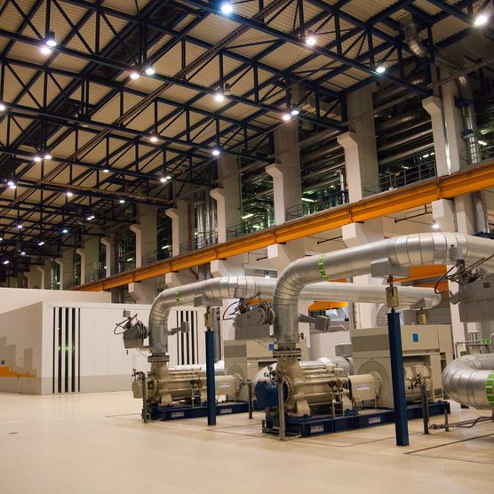 Kraftwerkshalle vom Kraftwerk Lippendorf